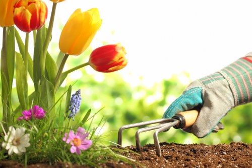 Local transfer station collection for garden materials